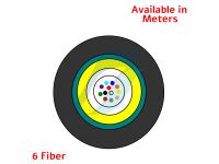 Belden 6 Fiber - Central Tube - Glass Yarn/Steel Wire - Armored/Single PE Jacket