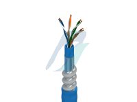 Belden DataTuff® Cat 5e, 4 Bonded-Pr #24 Sol BC, PO Ins, PVC Jkt, AIA Armor, PVC Jkt, CMG CM