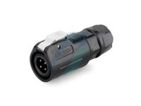 Cnlinko LP12 125V 5A 4 Pin Male IP67 Waterproof Power Connector Plastic Shell Solder Terminal