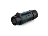 Cnlinko LP12 125V 5A 2 Pin Female IP67 Waterproof Power Connector Plastic Shell Solder Terminal