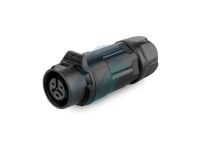 Cnlinko LP12 125V 5A 3 Pin Female IP67 Waterproof Power Connector Plastic Shell Solder Terminal
