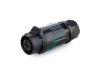 Cnlinko LP12 125V 5A 4 Pin Female IP67 Waterproof Power Connector Plastic Shell Solder Terminal
