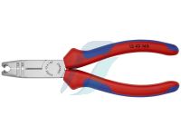 Knipex Stripping Pliers with multi-component grips black atramentized 165 mm (self-service card/blister)
