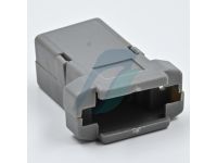 Spectra 9 Pin D-Sub Press Fit Plastic Hood with Hardware