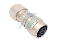 Spectra 10 Pin Straight Servo Motor Encoder Connector