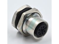 Spectra M12-4FB 4 Pin M12 Female Bulkhead