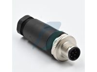 Spectra M12-8MC 8 Pin M12 Male Cable Type