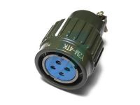 Spectra Y2M-4TK 4 Pin Y2M Female Cable Type Military Circular Connector 4 Holes Flange