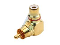 Spectra RCA Male To Female Adaptor Red 