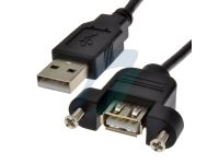 Spectra 1 Feet-USB A Male To A Female Cable With Ear