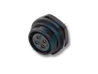 Weipu 4 Pin Water Proof Female Panel Type 4.5-7MM