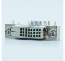 Spectra 24+1 Pin DVI Female PCB Right Angle