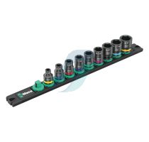 Wera 9608 Nut magnetic strip B Impaktor Imperial 1, 9‑piece
