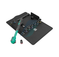 Wera 8100 SB 13 Zyklop Comfort Ratchet set, reversing lever, 3/8