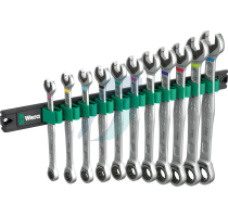 Wera 9630 Magnetic rail 6000 Joker 1 Ratcheting combination wrenches set, 11 pieces