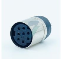 Spectra 8 Pin Mini DIN Female Moulded