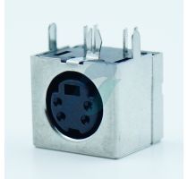 Spectra 4 Pin Mini DIN Female Right Angle (Metal Body)