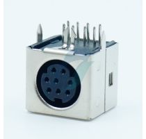 Spectra 8 Pin Mini DIN Female Right Angle (Metal Body)