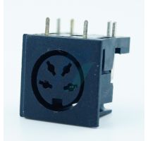Spectra 4 Pin DIN Female PCB Right Angle