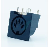 Spectra 5 Pin DIN Female PCB Right Angle