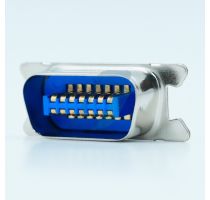 Spectra 14 Pin Centronics Solder Male Molded