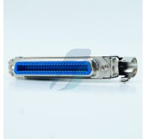 Spectra 50 Pin Centronics Solder Male With Metal Sider Entry Dust Cover