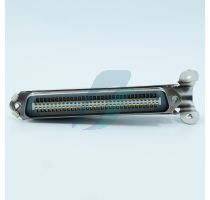 Spectra 64 Pin Centronics Solder Male With Metal Sider Entry Dust Cover