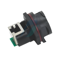 Weipu IP67 RJ-45 Right Angle Socket
