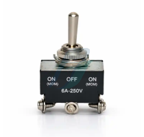 Gilard Toggle Switch DPDT 6A ON(M)-OFF-ON(M)