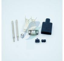 Molex 9 PIN Micro D-Sub Receptacle Individual Pins Assembly