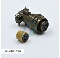 Allied 14 Pin Cable Straight Circular Threaded Coupling Female Connector