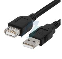 BAFO 1.8 Mtr-USB A Male To A Female Cable (2.0)