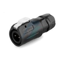 Cnlinko LP12 125V 5A 2 Pin Male IP67 Waterproof Power Connector Plastic Shell Solder Terminal