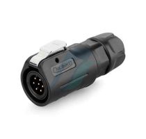 Cnlinko LP12 125V 5A 7 Pin Male IP67 Waterproof Power Connector Plastic Shell Solder Terminal