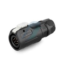 Cnlinko LP12 125V 5A 8 Pin Male IP67 Waterproof Power Connector Plastic Shell Solder Terminal