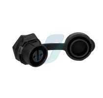 Cnlinko LP12 125V 5A 2 Pin Female IP67 Waterproof Power Connector Plastic Shell Solder Terminal
