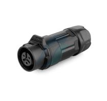 Cnlinko LP12 125V 5A 3 Pin Female IP67 Waterproof Power Connector Plastic Shell Solder Terminal