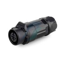 Cnlinko LP12 125V 5A 4 Pin Female IP67 Waterproof Power Connector Plastic Shell Solder Terminal