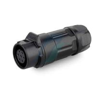 Cnlinko LP12 125V 5A 7 Pin Female IP67 Waterproof Power Connector Plastic Shell Solder Terminal