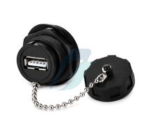 Cnlinko YU-USB USB 2.0 Female-Female Coupler IP67 With Cap