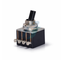 Gilard Toggle Switch DPST 4.5 AMP Black