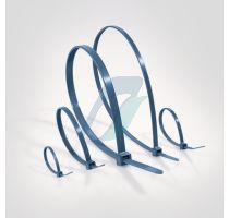 HellermannTyton MCT50R Metal content cable tie 200mm x 4.6mm Blue