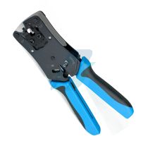 Spectra HT-N468B Ratchet Type Professional 3-In-1 Modular Crimping Tool