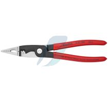 Knipex Pliers for Electrical Installation plastic coated black atramentized 200 mm