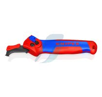 KNIPEX Stripping Knife With guide shoe and ratchet function