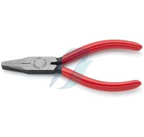 Knipex Flat Nose Pliers plastic coated black atramentized 125 mm