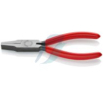 Knipex Flat Nose Pliers plastic coated black atramentized 140 mm