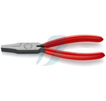 Knipex Flat Nose Pliers plastic coated black atramentized 160 mm