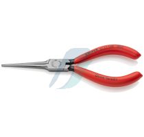 Knipex Flat Nose Pliers (Needle-Nose Pliers) plastic coated black atramentized 160 mm