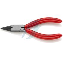 Knipex Flat Nose Pliers for precision mechanics plastic coated black atramentized 125 mm